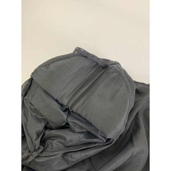 Stenay Silk Beaded Dress Sheath Short Sleeves Blue Black Peacock Feathers Size 6 - Picture 9 of 16